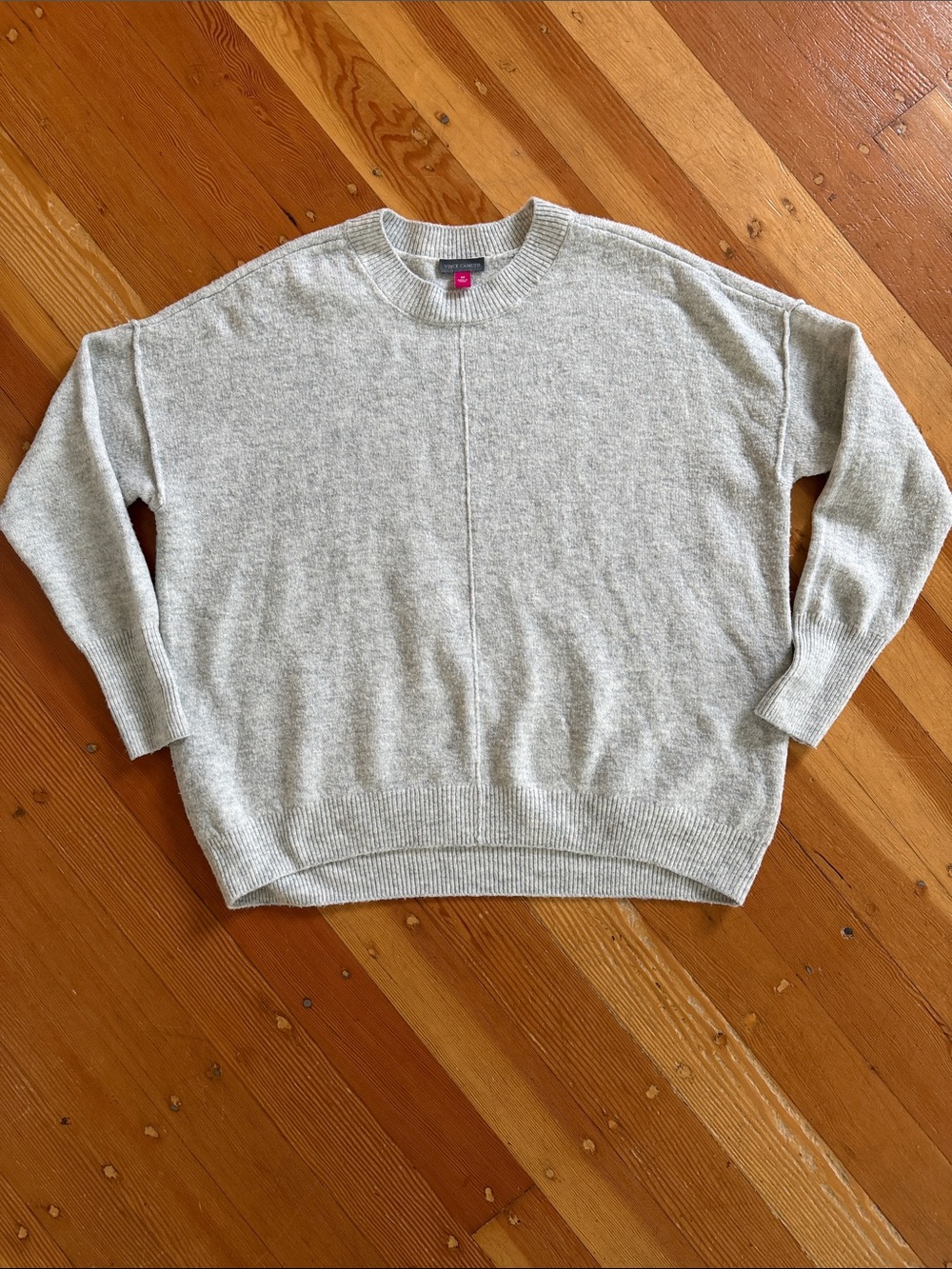 Vince Camuto Light Grey Oversized Sweater Medium